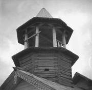 Часовня Флора и Лавра, Фото 1944 года из фондов Kansallisarkisto. Автор Lars Pettersson<br>, Мяльзино, территория, Медвежьегорский район, Республика Карелия