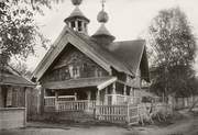 Часовня Вознесения Господня, Фото 1920-ых годов из частного архива<br>, Овино, Тихвинский район, Ленинградская область