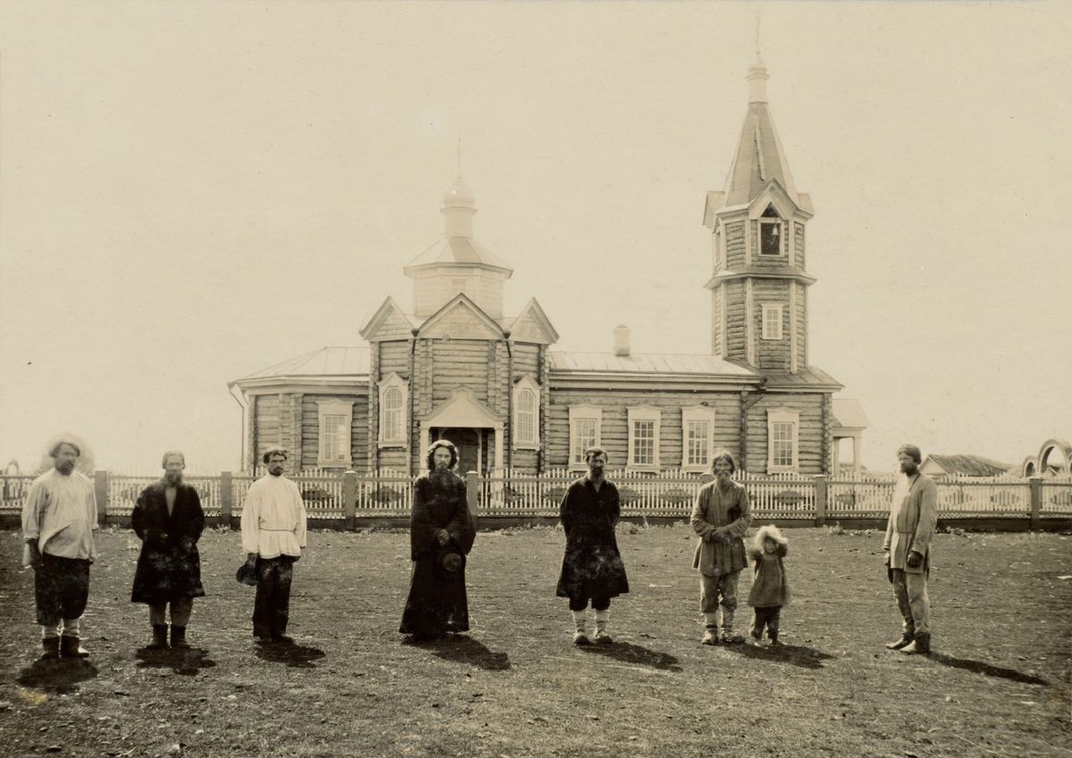 Церковь Марии Магдалины, Чулпаново (Нурлатский район, Республика Татарстан). архивная фотография, Фото 1888 года из семейного альбома Столыпиных