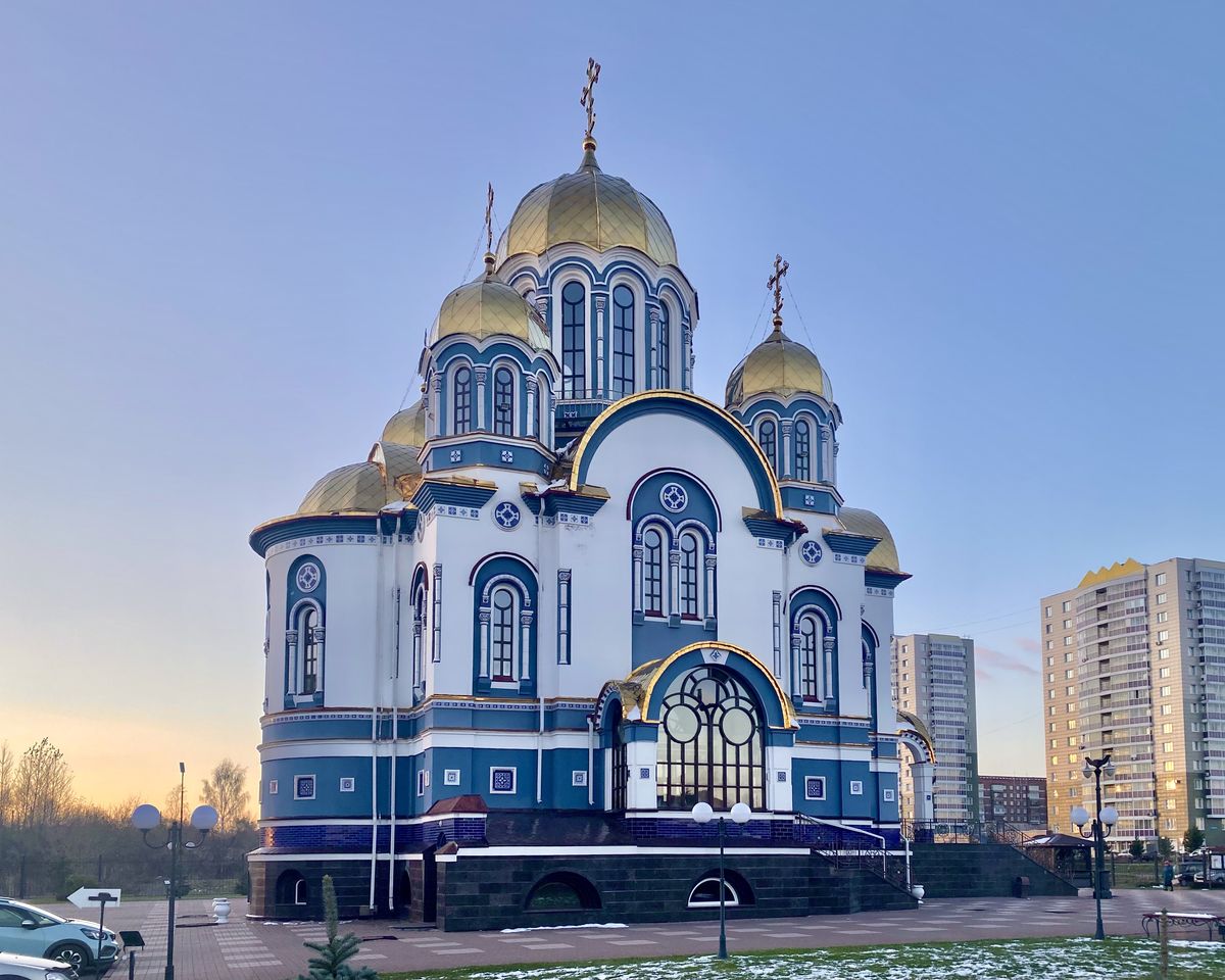 Церковь Казанской иконы Божией Матери, Кемерово (Кемерово, город, Кемеровская область). фасады, Вид с СВ
