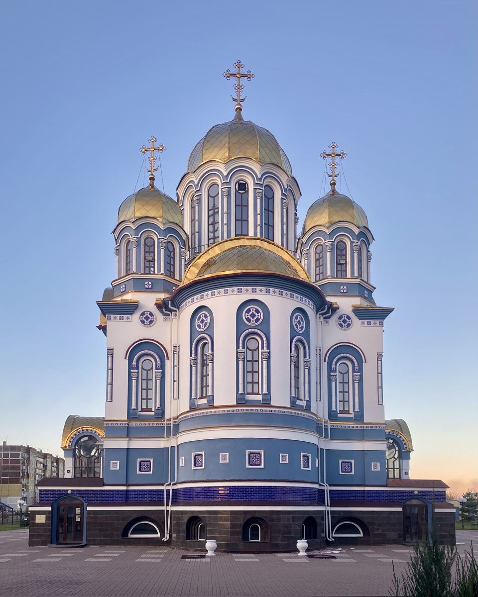 Церковь Казанской иконы Божией Матери, Кемерово (Кемерово, город, Кемеровская область). фасады, Восточный фасад