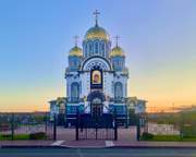 Церковь Казанской иконы Божией Матери, Западный фасад<br>, Кемерово, Кемерово, город, Кемеровская область