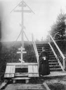 Неизвестная часовня, Старинное фото с сайта Староладожского Успенского девичьего монастыря<br>, Абрамовщина, урочище, Волховский район, Ленинградская область