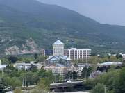 Церковь Воскресения Христова (строящаяся), Вид из крепости<br>, Гори, Шида-Картли, Грузия