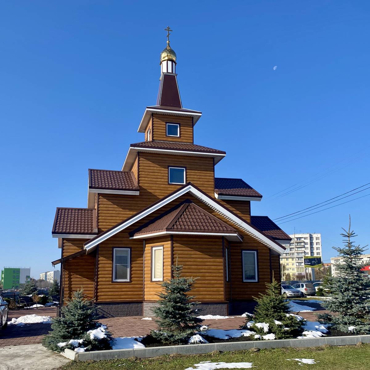 Церковь Луки (Войно-Ясенецкого), Белово (Беловский район, Кемеровская область). фасады, Восточный фасад