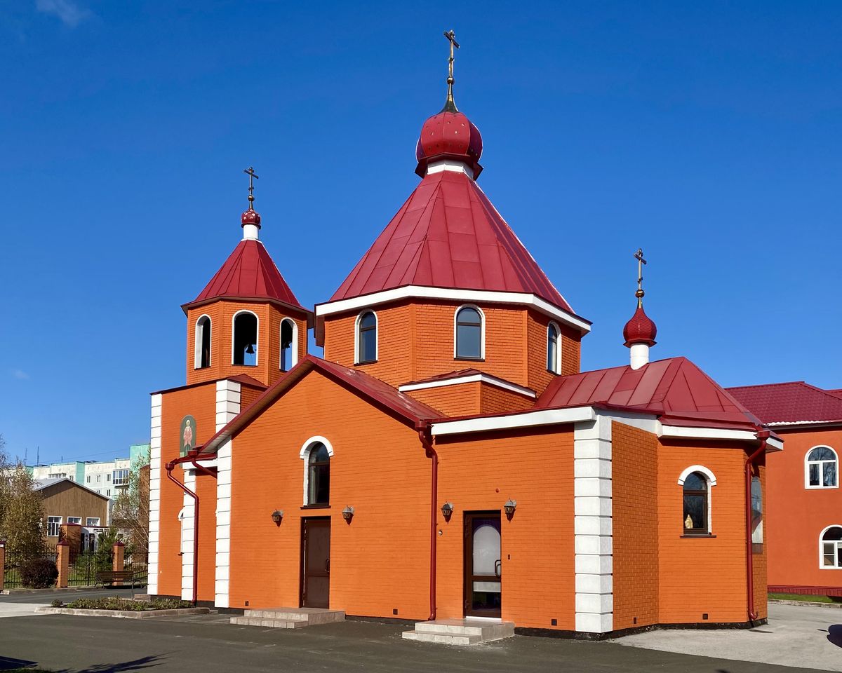 Церковь Гурия, Самона и Авива, Гурьевск (Гурьевский район, Кемеровская область). фасады, Вид с ЮВ