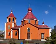 Церковь Гурия, Самона и Авива, Южный фасад<br>, Гурьевск, Гурьевский район, Кемеровская область