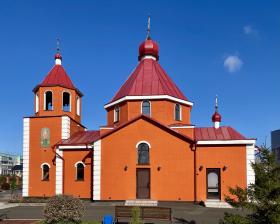 Гурьевск. Церковь Гурия, Самона и Авива