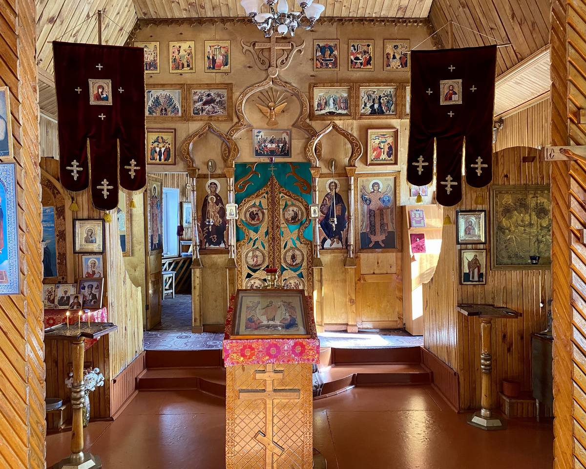 Церковь Троицы Живоначальной (новая), Залесово (Залесовский район, Алтайский край). интерьер и убранство