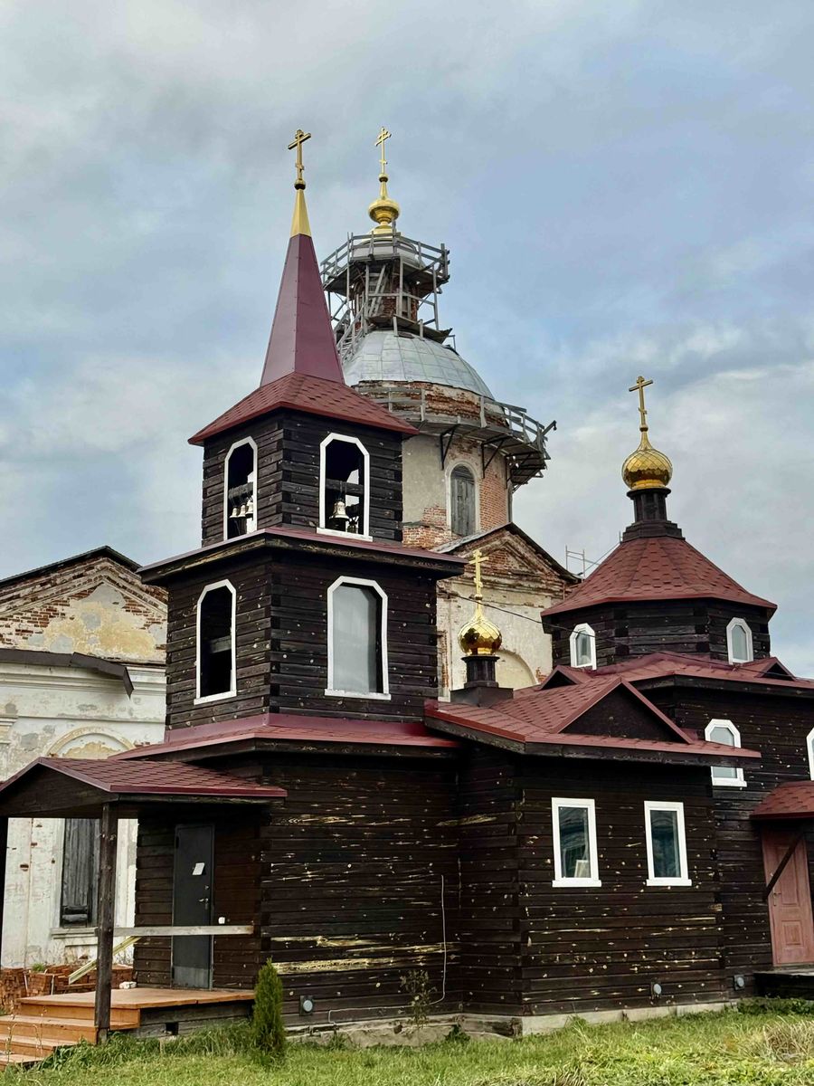 Церковь Вознесения Господня (новая), Большое Терюшево (Дальнеконстантиновский район, Нижегородская область). фасады