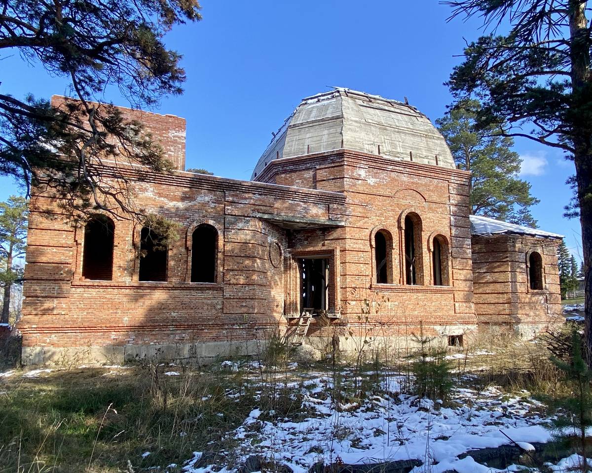 Церковь Григория Богослова (строится), Гурьевск (Гурьевский район, Кемеровская область). документальные фотографии, Южный фасад