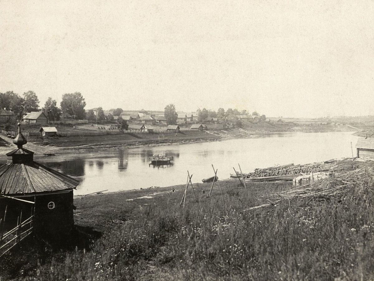 Часовня Петра и Павла (?), Любытино (Любытинский район, Новгородская область). архивная фотография, Фото 1929 года из фондов Новгородского музея-заповедника