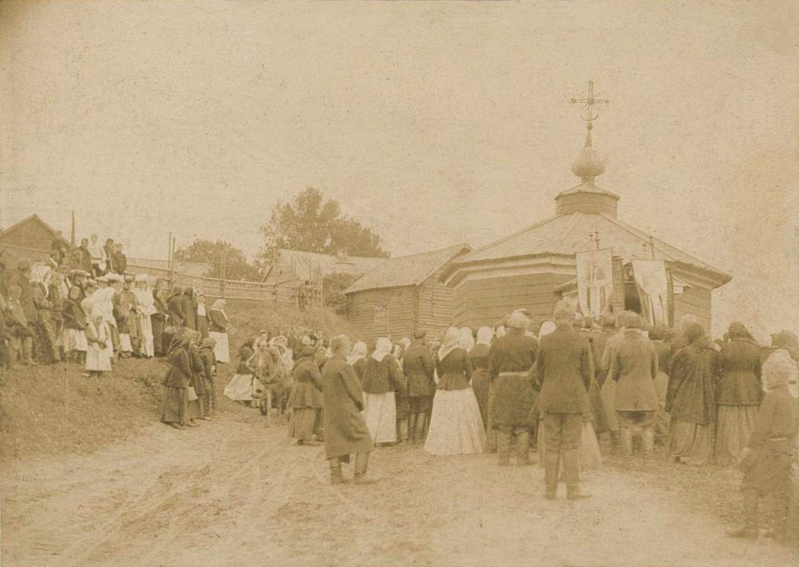 Часовня Петра и Павла (?), Любытино (Любытинский район, Новгородская область). архивная фотография, Старинное фото из фондов Новгородского музея-заповедника