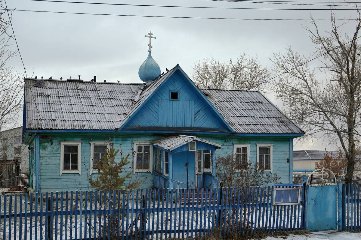 Церковь Рождества Пресвятой Богородицы, Алексеевский (Горьковский район, Омская область). фасады
