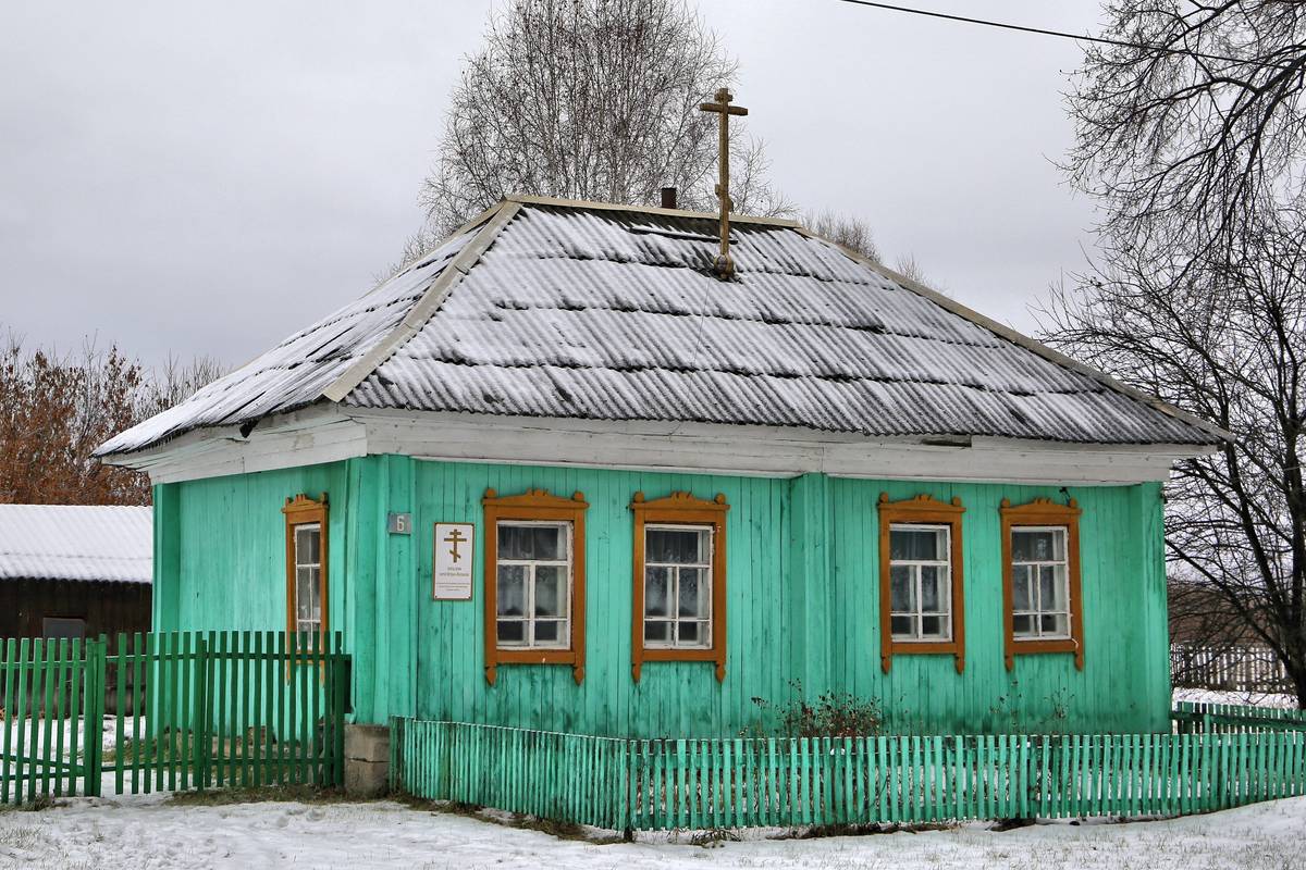 Церковь Матроны Московской, Камышино-Курское (Муромцевский район, Омская область). общий вид в ландшафте
