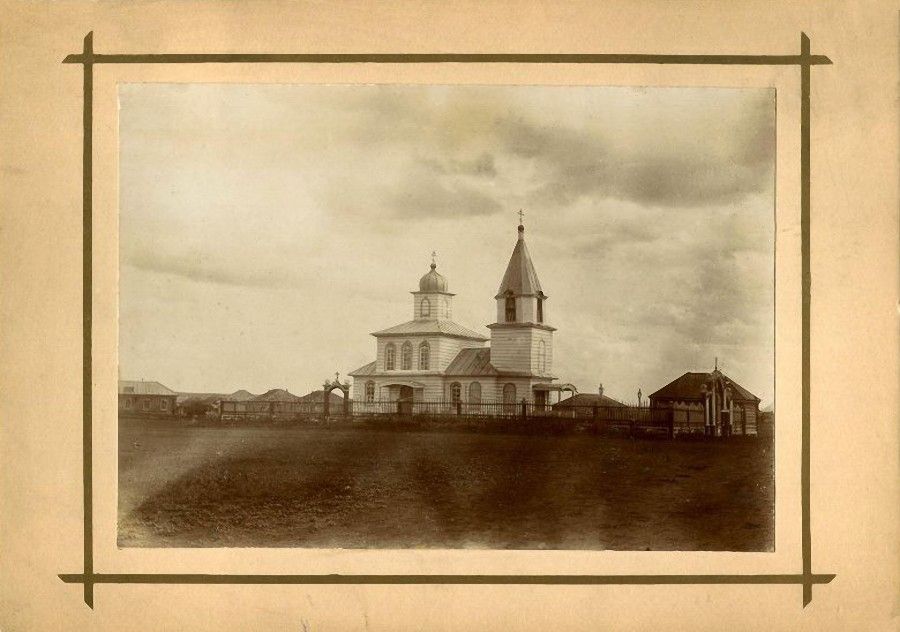 Церковь Казанской иконы Божией Матери (старая), Янгельский (Агаповский район, Челябинская область). архивная фотография, Фото конца XIX - начала XX веков из фондов Этнографического музея при Казанском (Приволжском) федеральном университете