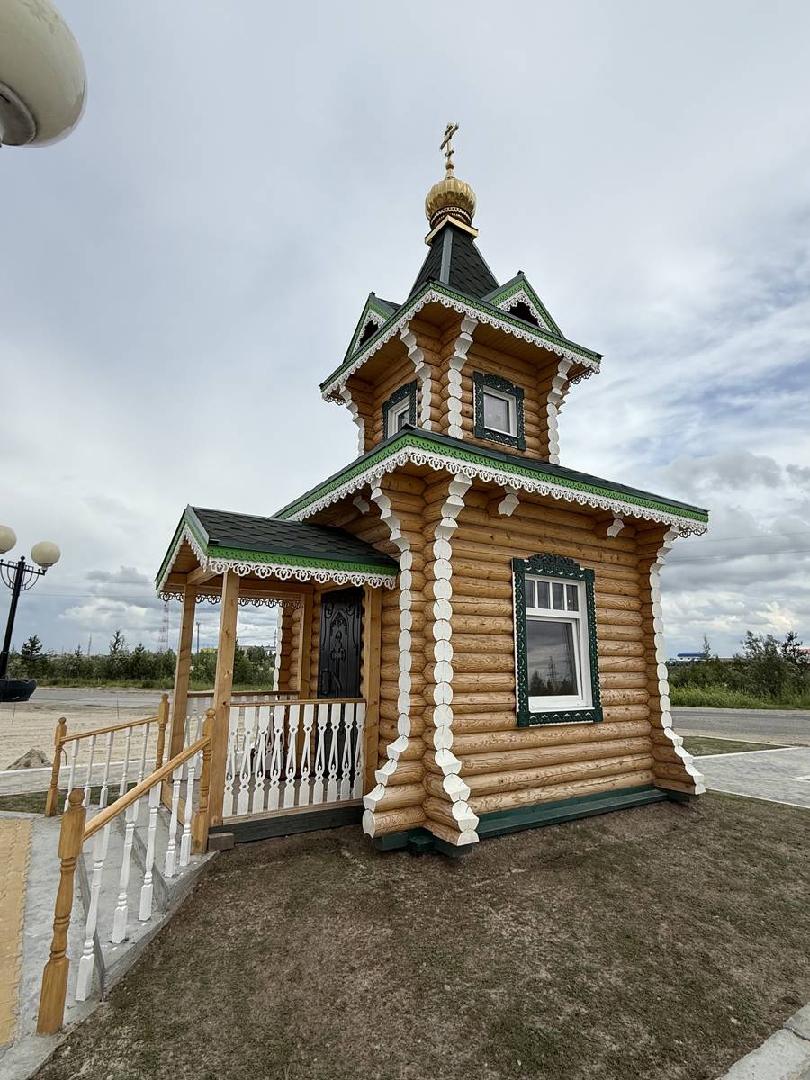 Неизвестная часовня, Губкинский (Губкинский, город, Ямало-Ненецкий автономный округ). фасады, Вид с юго-запада