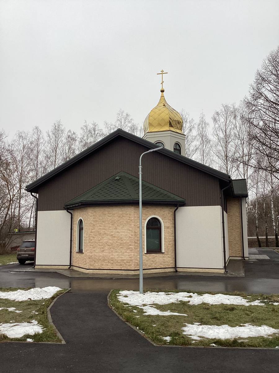Церковь Серафима Саровского, Пахомово (Заокский район, Тульская область). фасады, Вид с востока