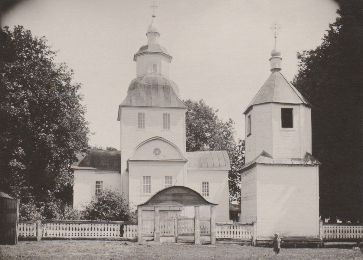 Церковь Воздвижения Креста Господня, Бережовка (Прилуцкий район, Украина, Черниговская область). архивная фотография, Фото первой трети ХХ века