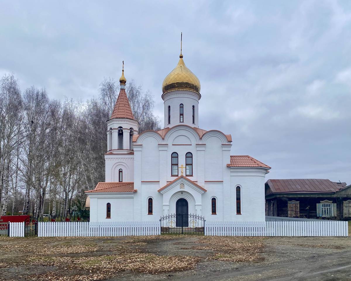 Церковь Михаила Архангела, Михайловка (Усть-Калманский район, Алтайский край). фасады, Южный фасад