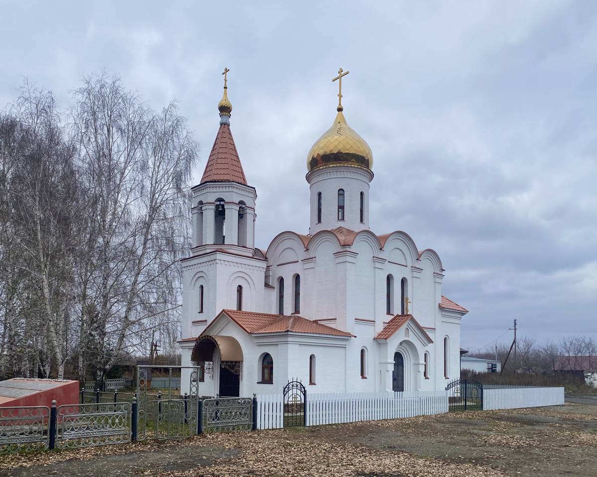 Церковь Михаила Архангела, Михайловка (Усть-Калманский район, Алтайский край). фасады, Вид с ЮЗ