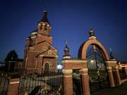 Церковь Сергия Радонежского, Вид с запада<br>, Октябрьский, Октябрьский район, Пермский край