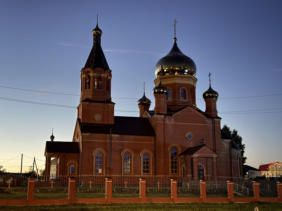 Церковь Сергия Радонежского, Октябрьский (Октябрьский район, Пермский край). фасады, Вид с юга