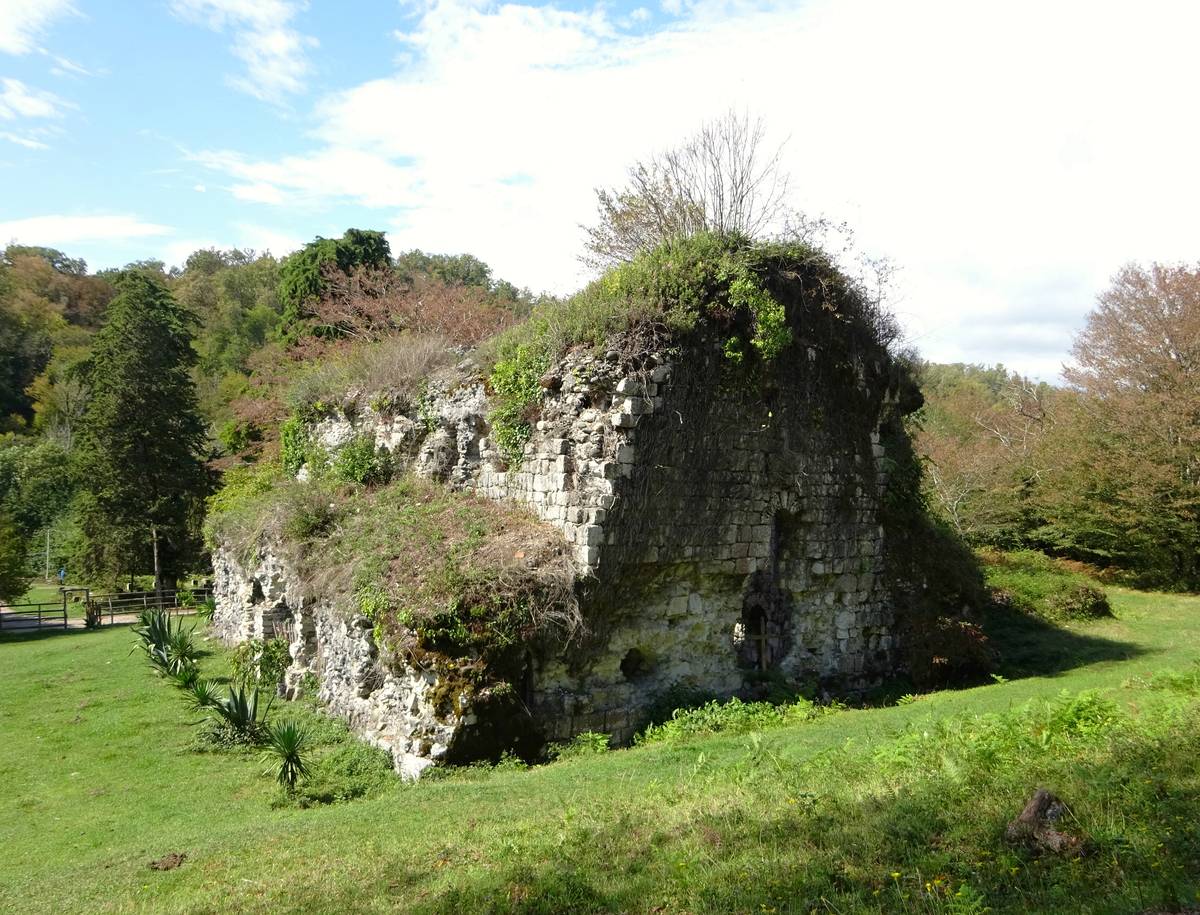 общий вид в ландшафте. Неизвестная церковь, Мюссера (Мысра) (Абхазия, Прочие страны)