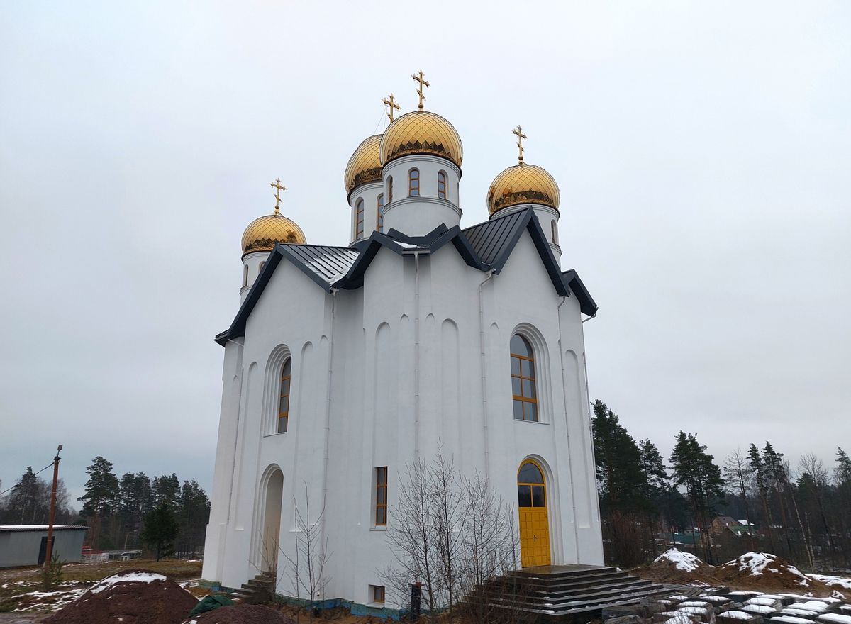 фасады. Церковь Георгия Победоносца, Защита, СНТ (Всеволожский район, Ленинградская область)