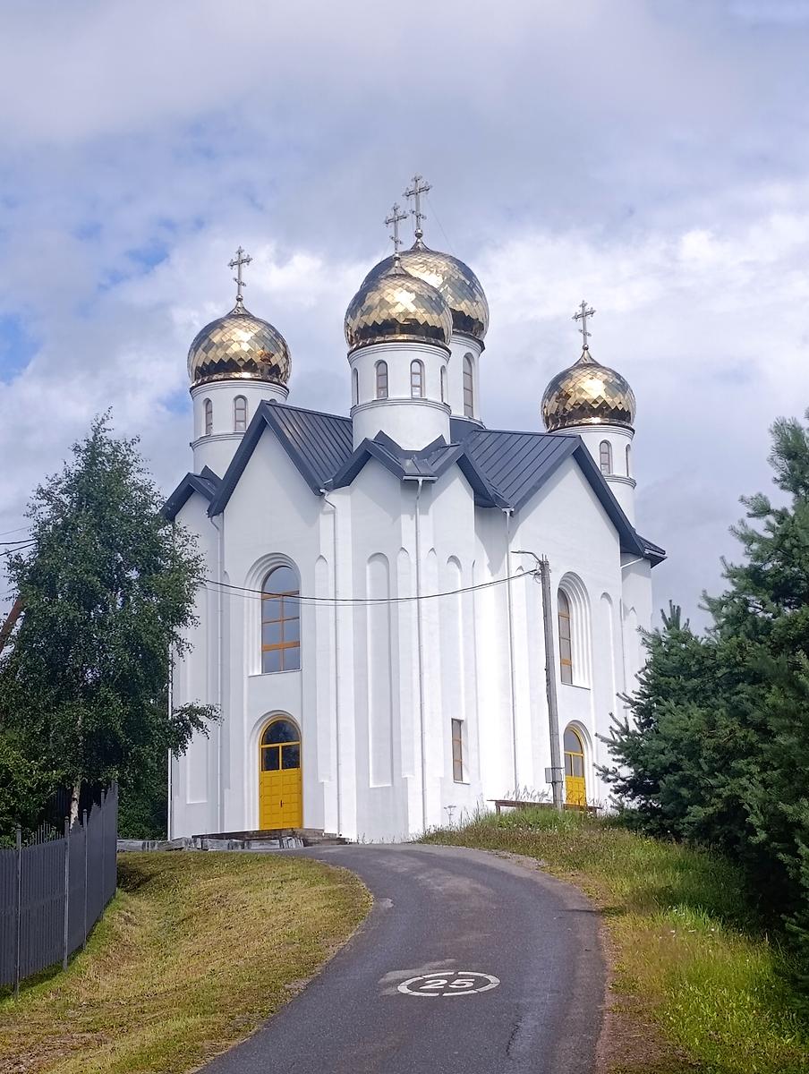 фасады. Церковь Георгия Победоносца, Защита, СНТ (Всеволожский район, Ленинградская область)