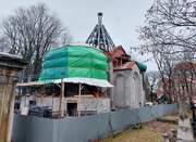 Воскресенский Новодевичий монастырь. Церковь иконы Божией Матери "Всех скорбящих Радость" (строящаяся), , Санкт-Петербург, Санкт-Петербург, г. Санкт-Петербург