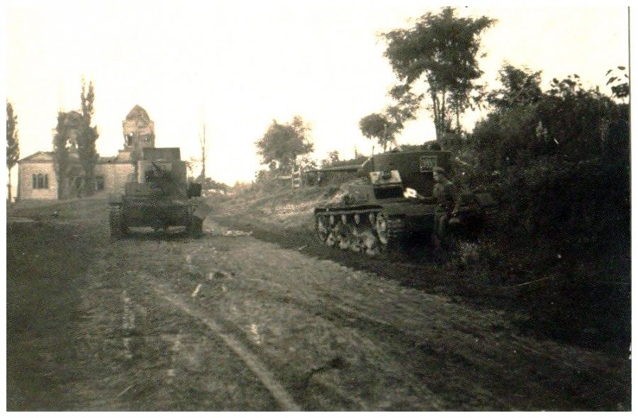 Фото 1941 г. с аукциона e-bay.de, архивная фотография. Церковь Покрова Пресвятой Богородицы (старая), Литвинец (Черкасский район, Украина, Черкасская область)