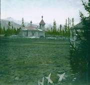 Выдрино, посёлок станции. Покрова Пресвятой Богородицы (старая), церковь