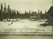 Выдрино, посёлок станции. Покрова Пресвятой Богородицы (старая), церковь