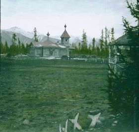 Выдрино, посёлок станции. Церковь Покрова Пресвятой Богородицы (старая)