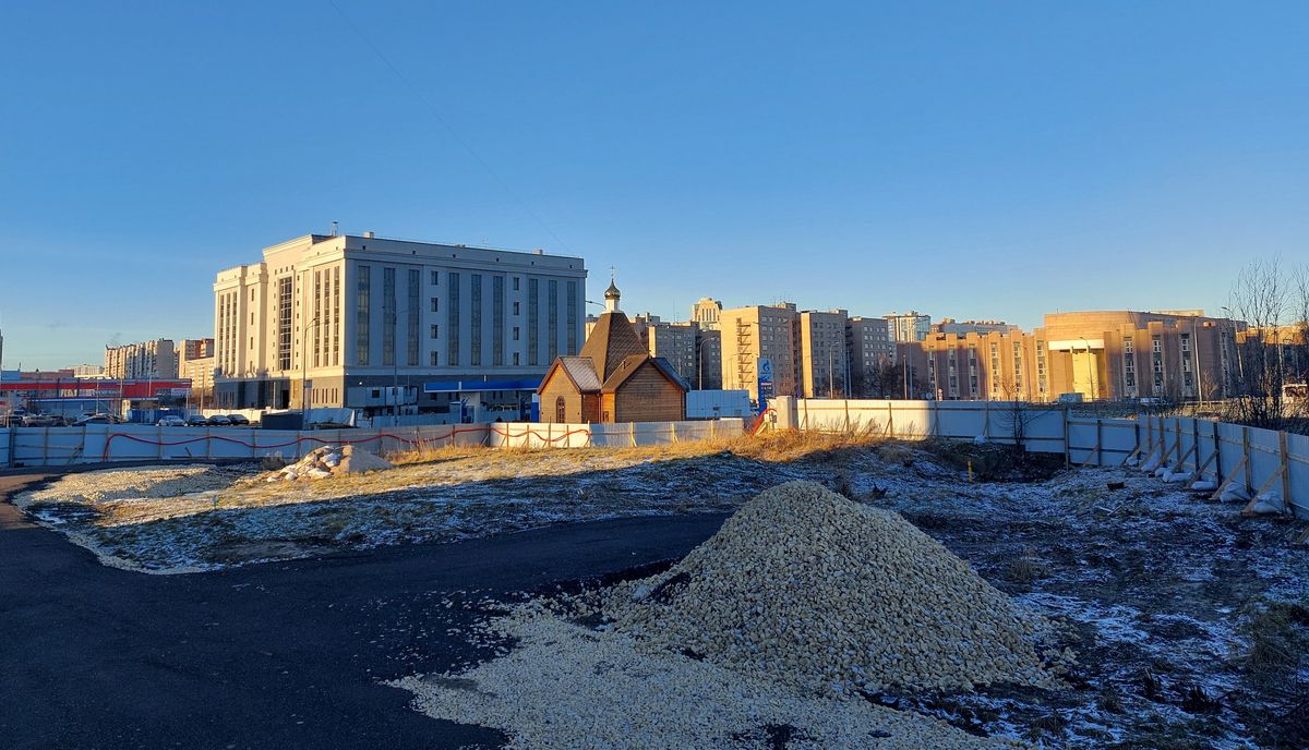 документальные фотографии. Церковь Благоразумного разбойника (строящаяся), Московский район (Санкт-Петербург, г. Санкт-Петербург)