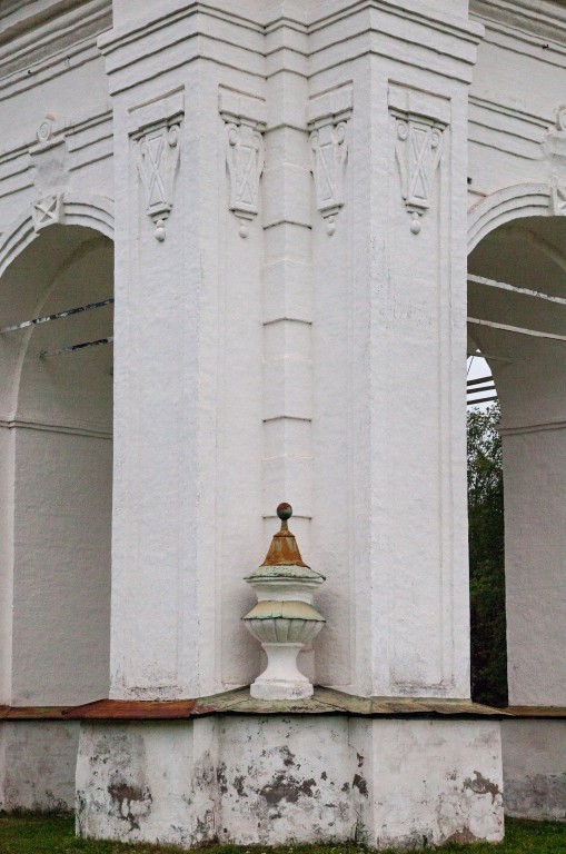 архитектурные детали. Соборная колокольня Нового торга, Каргополь (Каргопольский район, Архангельская область)