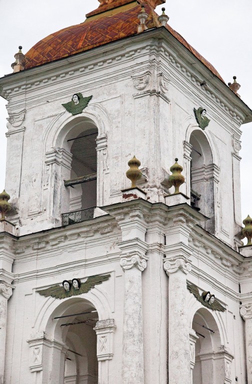 архитектурные детали. Соборная колокольня Нового торга, Каргополь (Каргопольский район, Архангельская область)