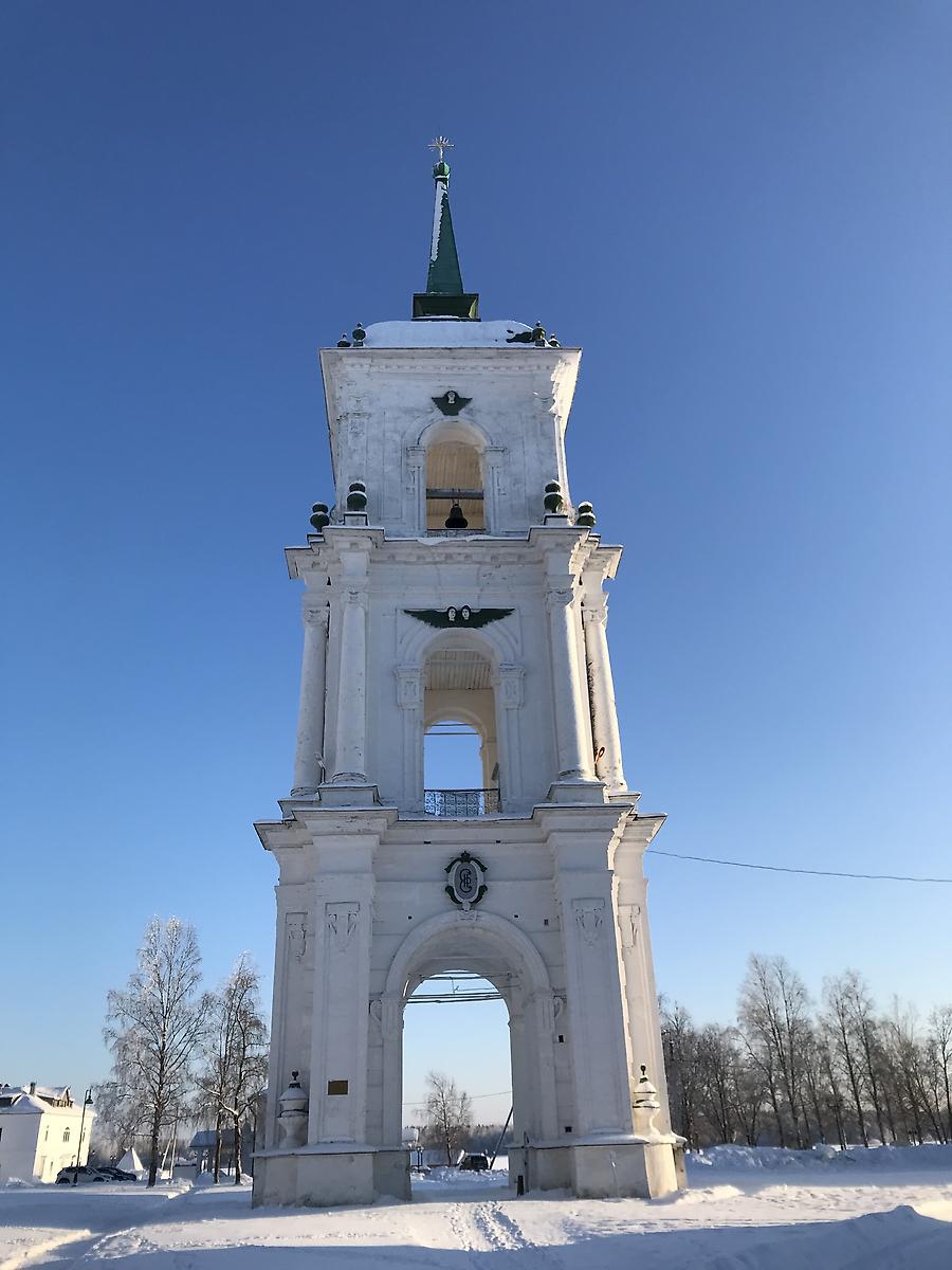 фасады. Соборная колокольня Нового торга, Каргополь (Каргопольский район, Архангельская область)