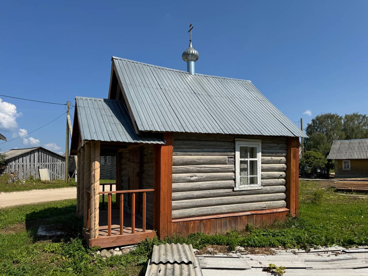 Вид с юго-запада, фасады. Часовня Воздвижения Креста Господня, Марковская (Култа) (Каргопольский район, Архангельская область)