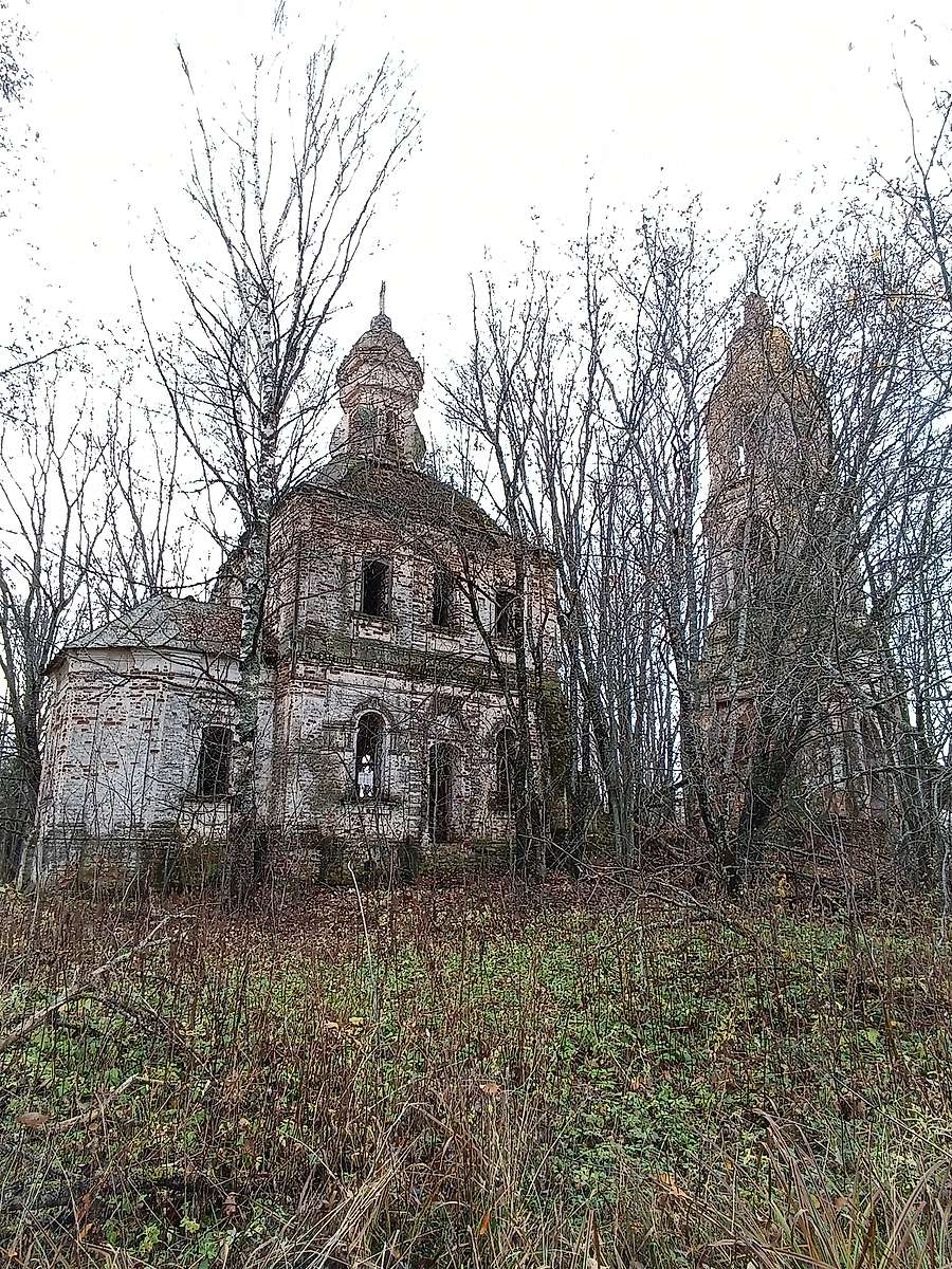 фасады. Церковь Вознесения Господня, Рязаново (Островский район, Костромская область)