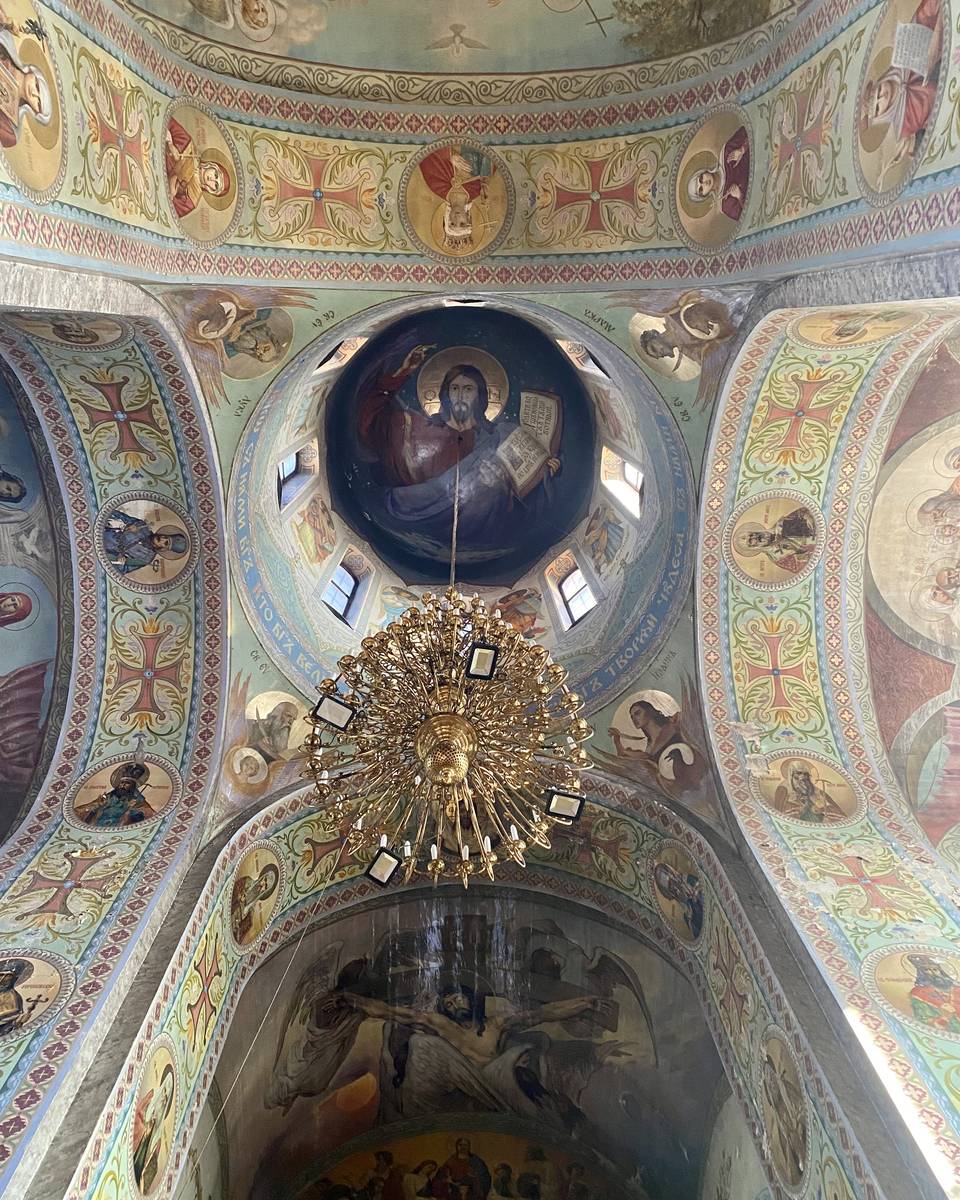 Свод храма, интерьер и убранство. Собор Рождества Иоанна Предтечи, Прокопьевск (Прокопьевский район и г. Прокопьевск, Кемеровская область)