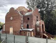 Церковь Собора Кемеровских святых (строящаяся), Строящийся храм, вид с северо-запада, Кемерово, Кемерово, город, Кемеровская область