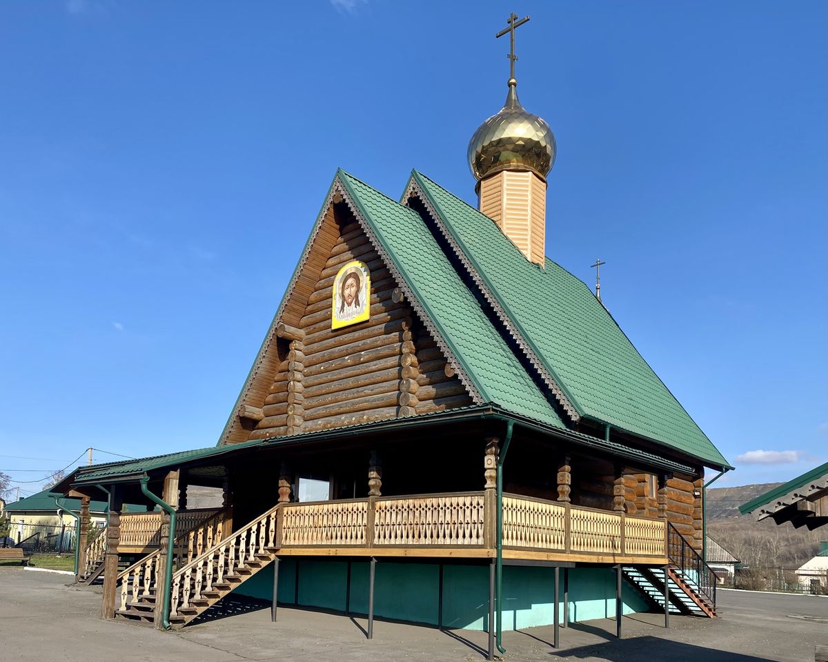 Вид с ЮЗ, фасады. Церковь Прокопия Устюжского, Прокопьевск (Прокопьевский район и г. Прокопьевск, Кемеровская область)