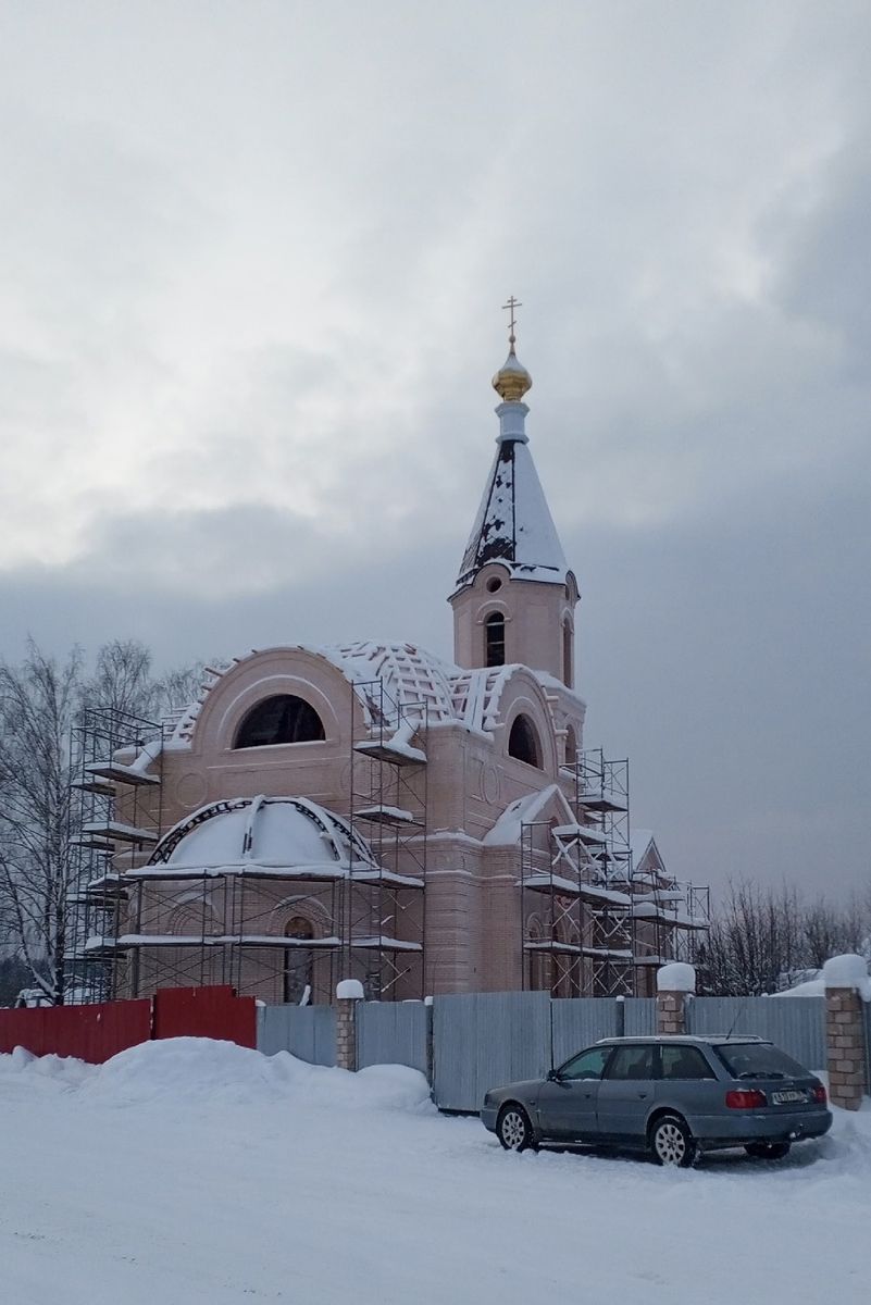 фасады. Церковь Спиридона Тримифунтского (строящаяся), Чур (Якшур-Бодьинский район, Республика Удмуртия)