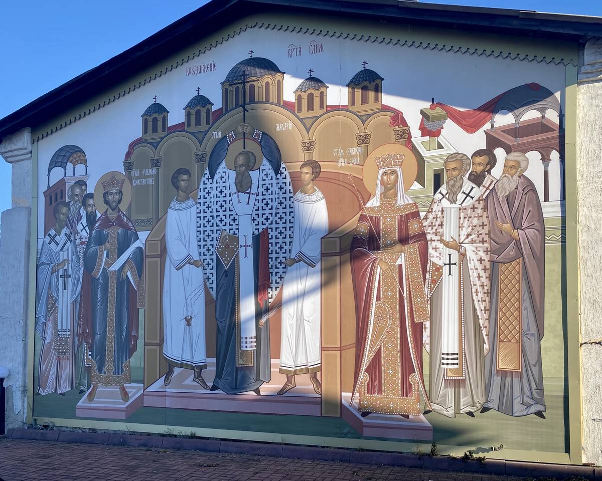 Большая панорамная икона комплекса, дополнительная информация. Часовня Константина и Елены, Анжеро-Судженск (Анжеро-Судженск, город, Кемеровская область)