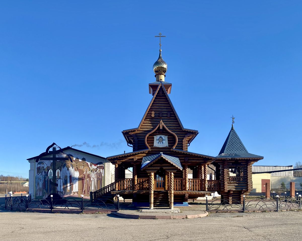 Часовенный комплекс, вид с СЗ, фасады. Часовня Константина и Елены, Анжеро-Судженск (Анжеро-Судженск, город, Кемеровская область)