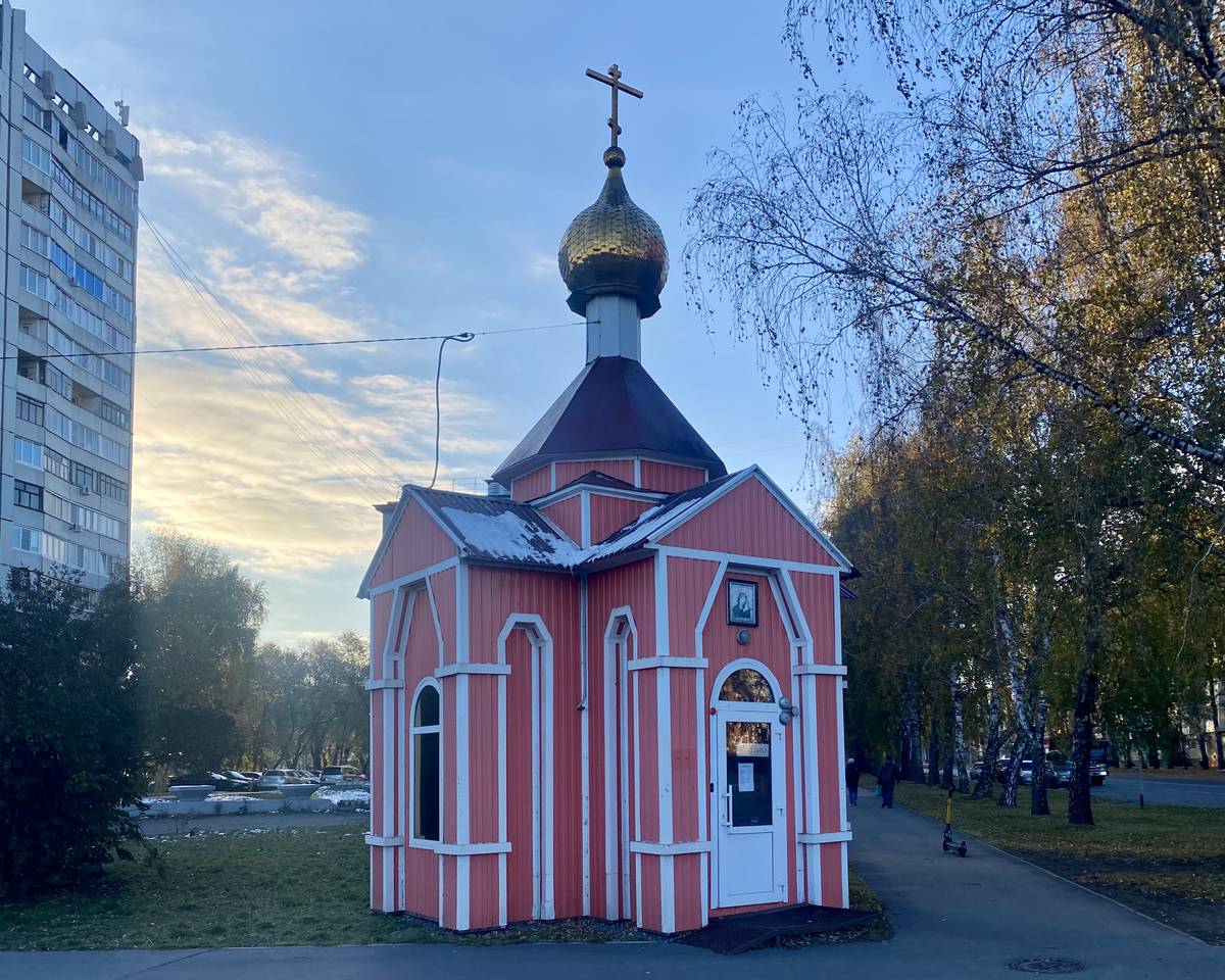 Вид с севера, фасады. Неизвестная часовня, Кемерово (Кемерово, город, Кемеровская область)