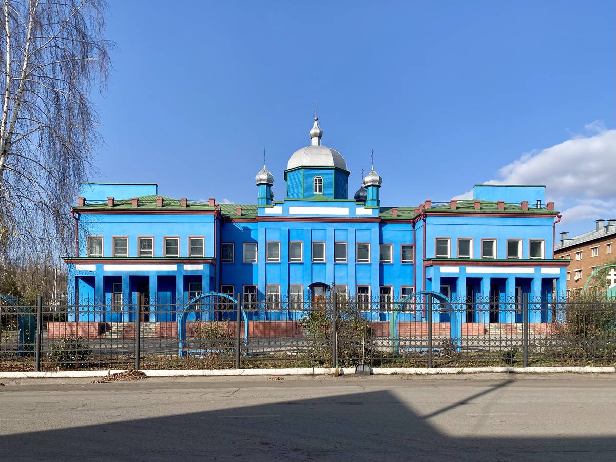 Южный фасад, фасады. Церковь Прокопия великомученика, Прокопьевск (Прокопьевский район и г. Прокопьевск, Кемеровская область)