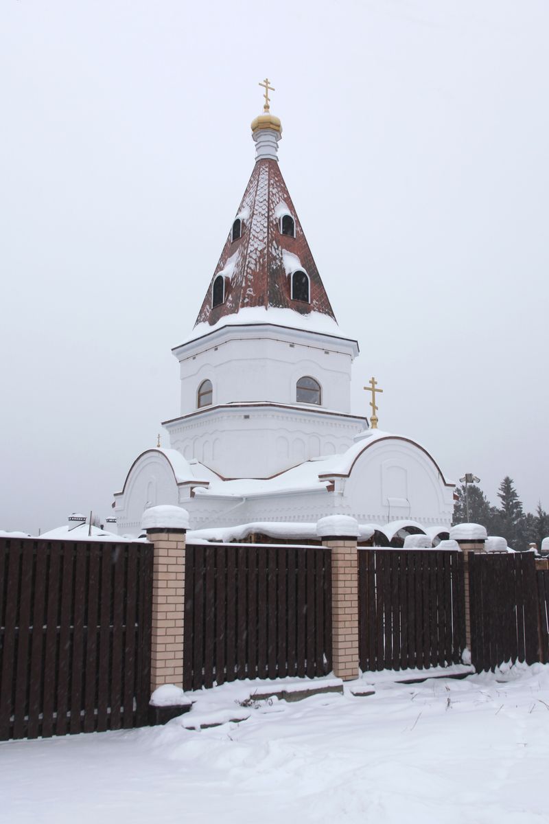 Вид с северо-запада, фасады. Церковь иконы Божией Матери 